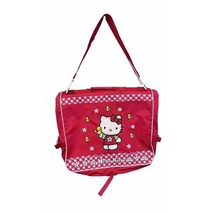 Hello Kitty Big Vintage Clothes Garment Travel Carrier PVC Sanrio‎ 1999 RARE